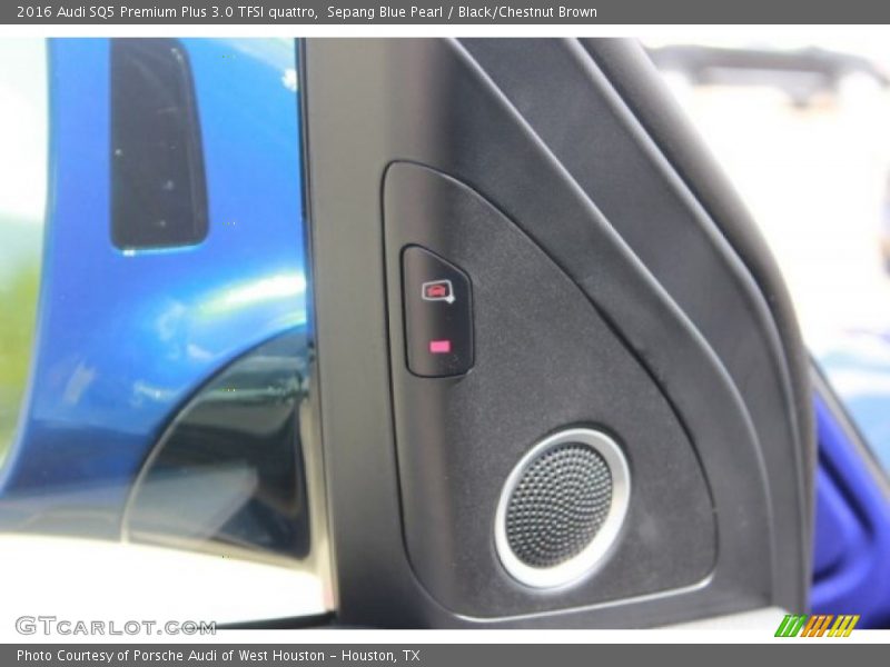 Sepang Blue Pearl / Black/Chestnut Brown 2016 Audi SQ5 Premium Plus 3.0 TFSI quattro