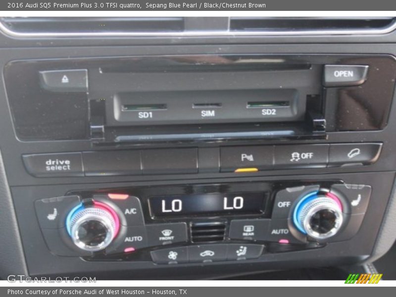 Sepang Blue Pearl / Black/Chestnut Brown 2016 Audi SQ5 Premium Plus 3.0 TFSI quattro