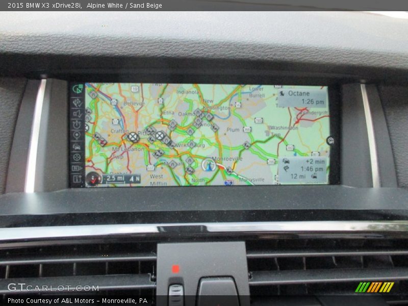 Alpine White / Sand Beige 2015 BMW X3 xDrive28i