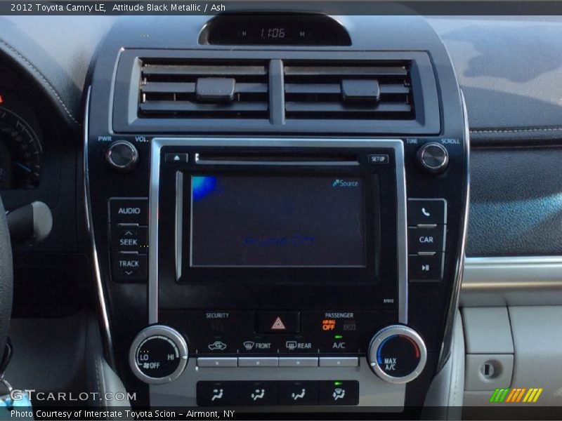 Attitude Black Metallic / Ash 2012 Toyota Camry LE