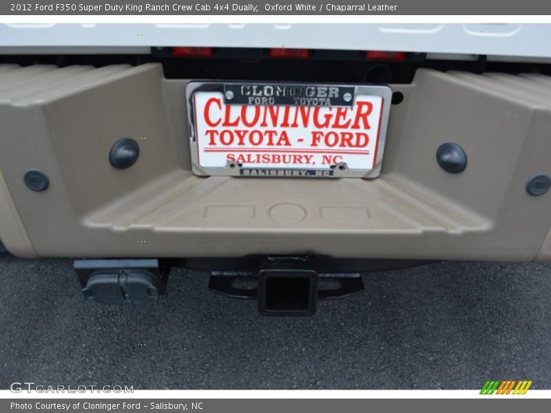 Oxford White / Chaparral Leather 2012 Ford F350 Super Duty King Ranch Crew Cab 4x4 Dually