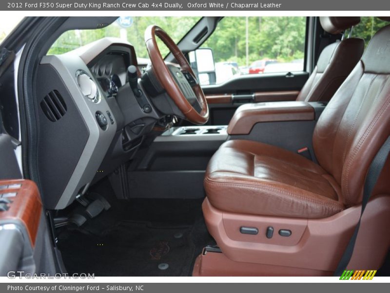 Oxford White / Chaparral Leather 2012 Ford F350 Super Duty King Ranch Crew Cab 4x4 Dually