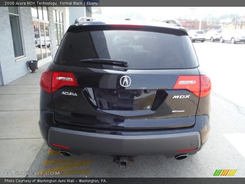 Formal Black / Ebony 2008 Acura MDX Technology