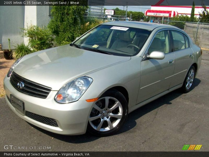 Serengeti Sand / Wheat 2005 Infiniti G 35 Sedan