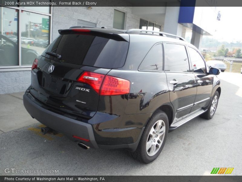 Formal Black / Ebony 2008 Acura MDX Technology