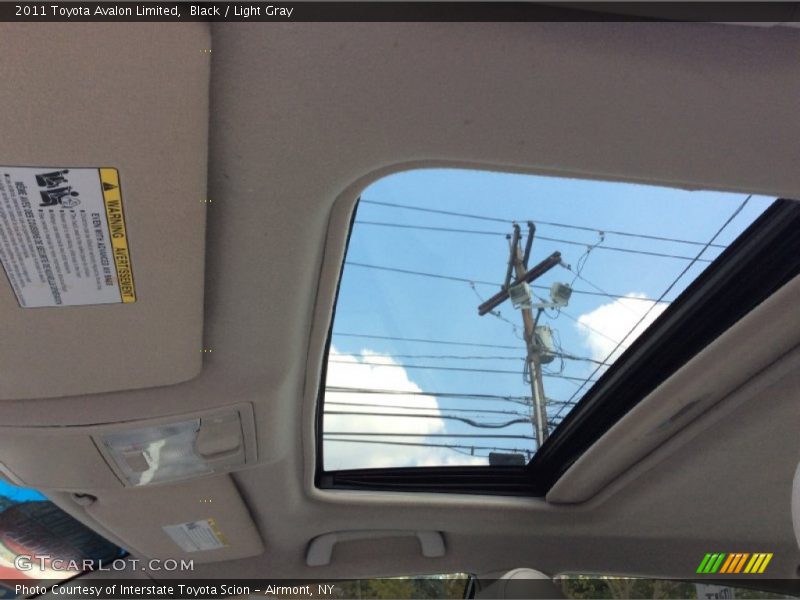 Black / Light Gray 2011 Toyota Avalon Limited