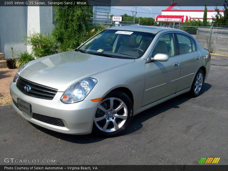 Serengeti Sand / Wheat 2005 Infiniti G 35 Sedan