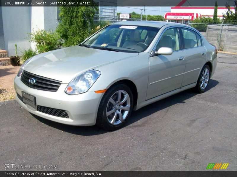Serengeti Sand / Wheat 2005 Infiniti G 35 Sedan