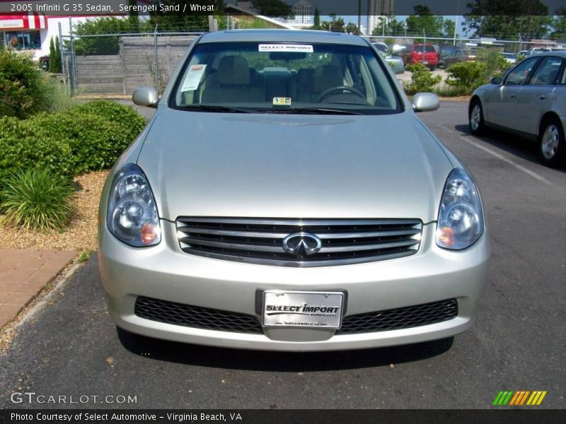 Serengeti Sand / Wheat 2005 Infiniti G 35 Sedan