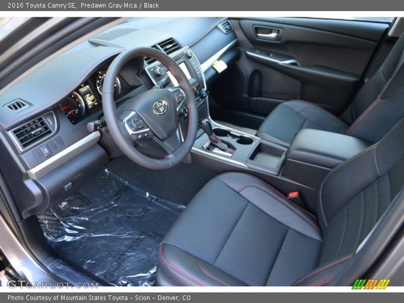 Predawn Gray Mica / Black 2016 Toyota Camry SE