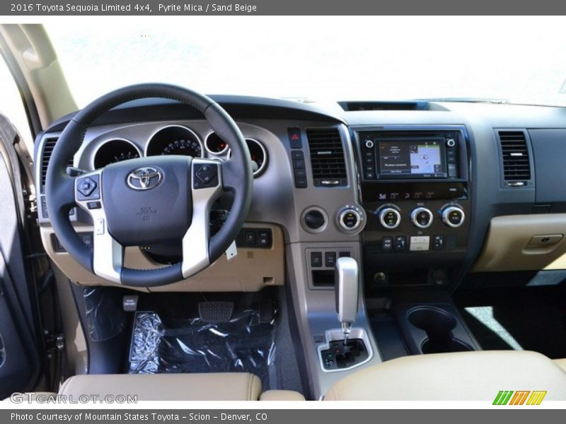 Dashboard of 2016 Sequoia Limited 4x4