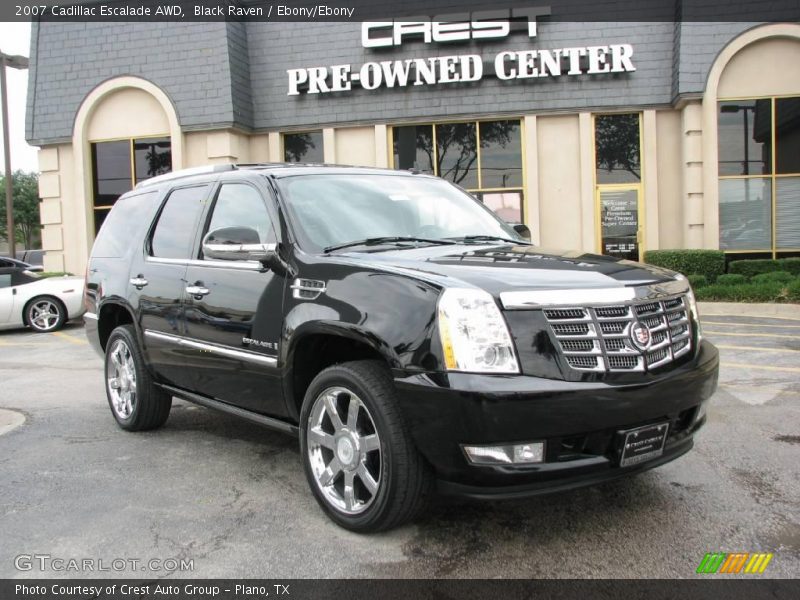 Black Raven / Ebony/Ebony 2007 Cadillac Escalade AWD