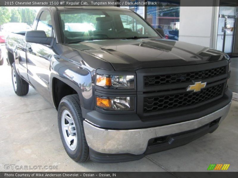 Tungsten Metallic / Dark Ash/Jet Black 2015 Chevrolet Silverado 1500 WT Regular Cab