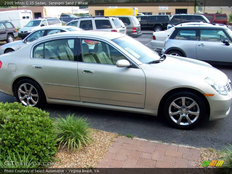 Serengeti Sand / Wheat 2005 Infiniti G 35 Sedan