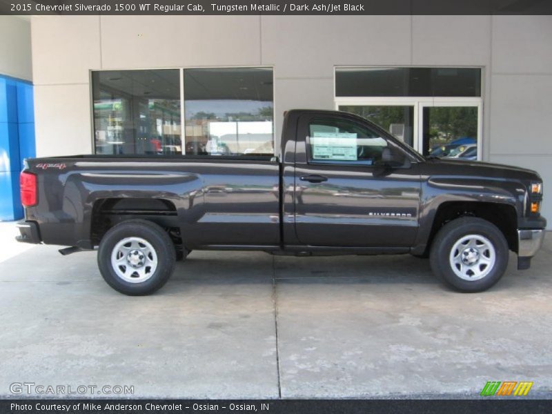 Tungsten Metallic / Dark Ash/Jet Black 2015 Chevrolet Silverado 1500 WT Regular Cab