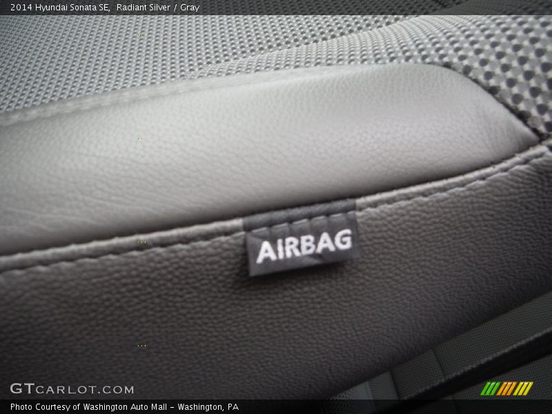 Radiant Silver / Gray 2014 Hyundai Sonata SE