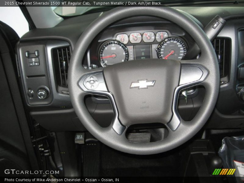 Tungsten Metallic / Dark Ash/Jet Black 2015 Chevrolet Silverado 1500 WT Regular Cab