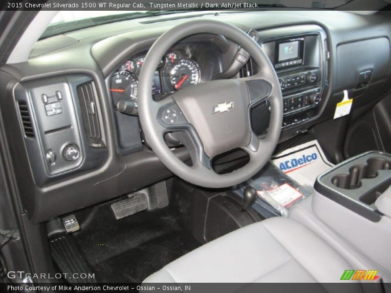 Tungsten Metallic / Dark Ash/Jet Black 2015 Chevrolet Silverado 1500 WT Regular Cab