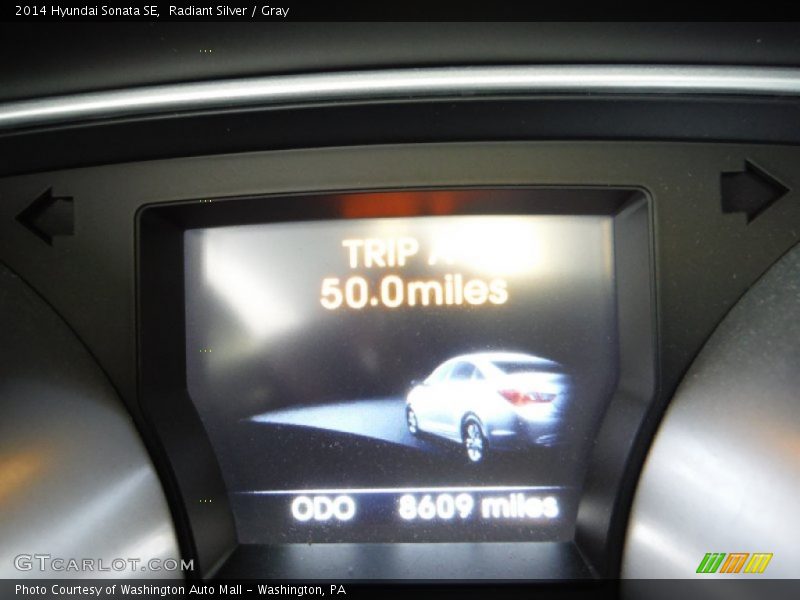 Radiant Silver / Gray 2014 Hyundai Sonata SE