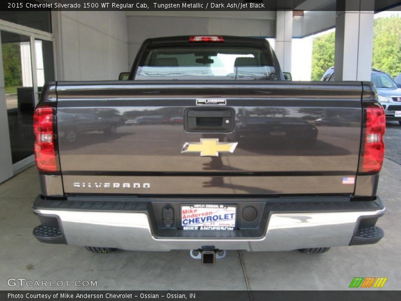 Tungsten Metallic / Dark Ash/Jet Black 2015 Chevrolet Silverado 1500 WT Regular Cab