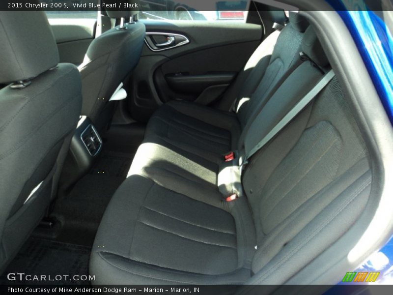 Vivid Blue Pearl / Black 2015 Chrysler 200 S