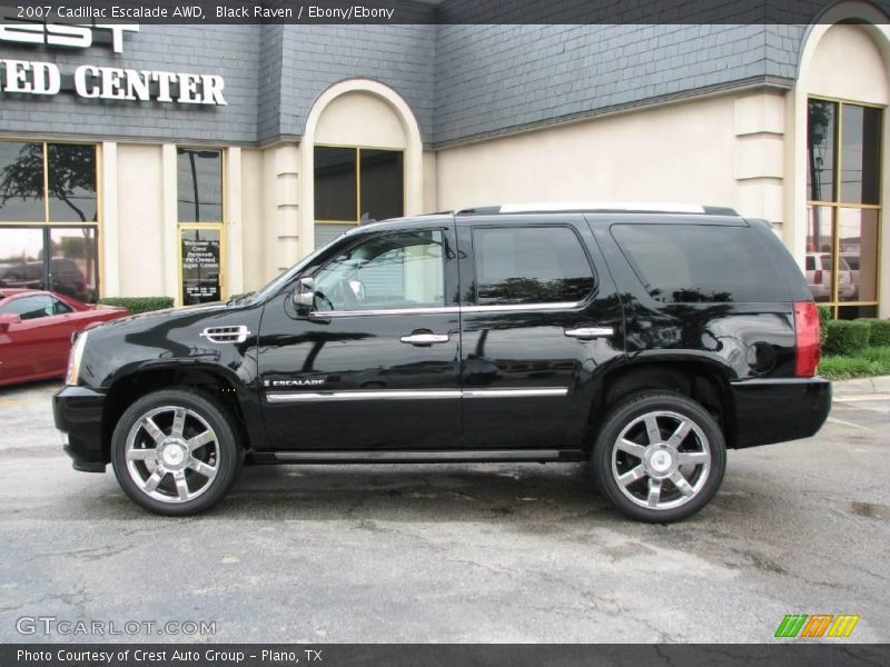 Black Raven / Ebony/Ebony 2007 Cadillac Escalade AWD