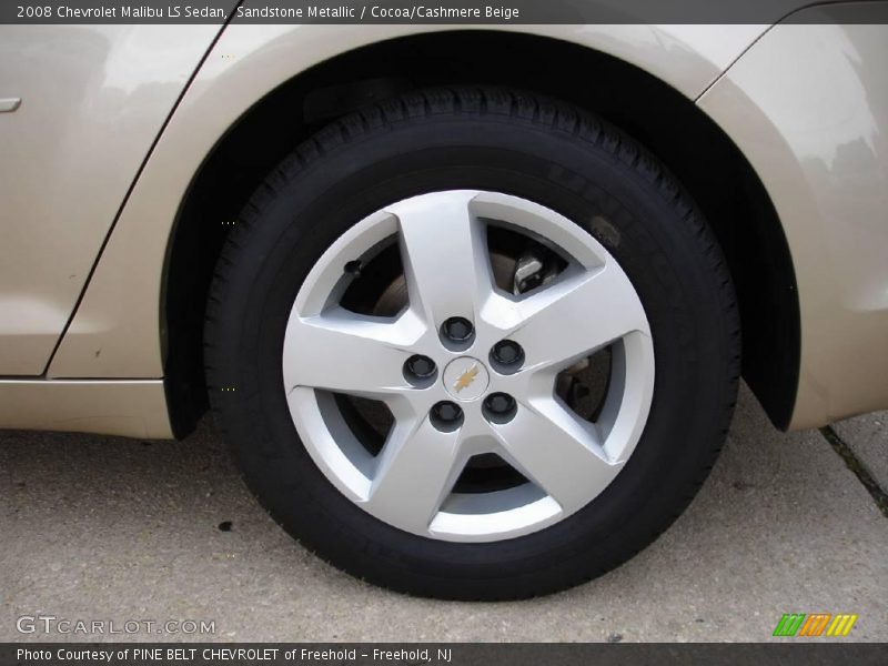 Sandstone Metallic / Cocoa/Cashmere Beige 2008 Chevrolet Malibu LS Sedan