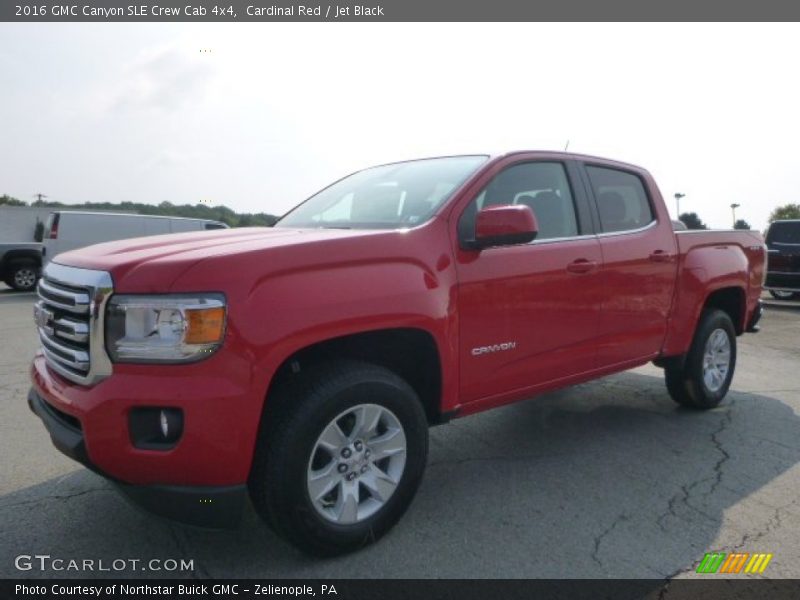 Cardinal Red / Jet Black 2016 GMC Canyon SLE Crew Cab 4x4