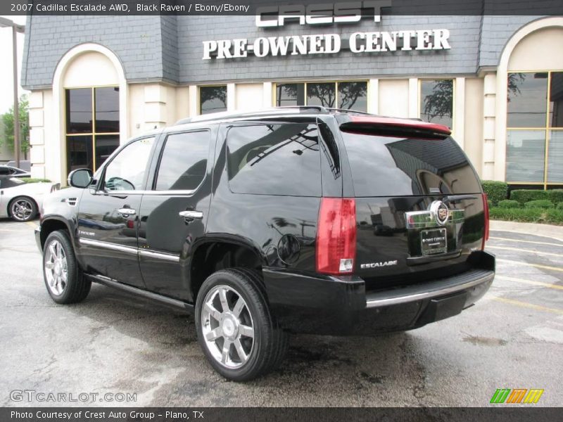Black Raven / Ebony/Ebony 2007 Cadillac Escalade AWD