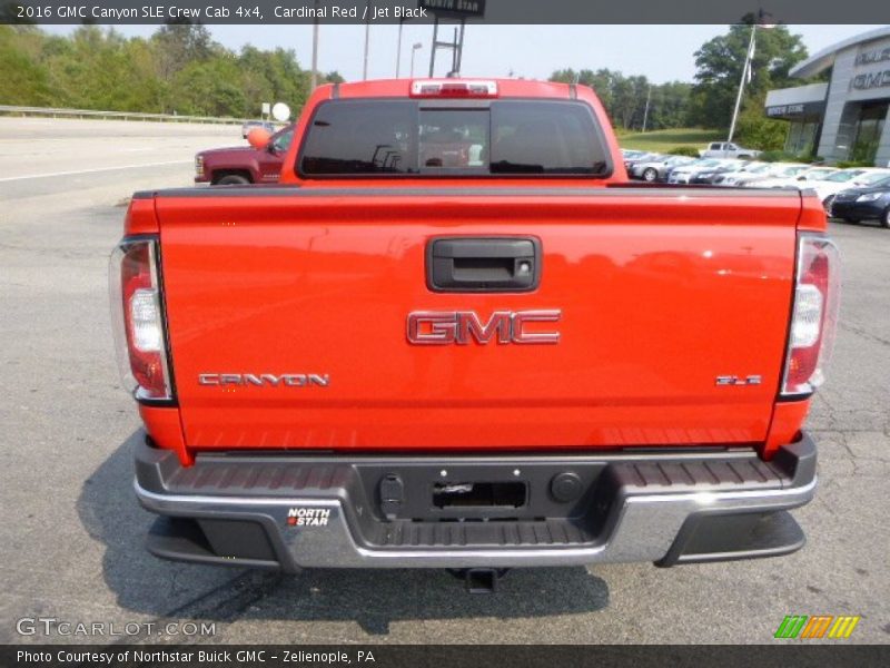 Cardinal Red / Jet Black 2016 GMC Canyon SLE Crew Cab 4x4