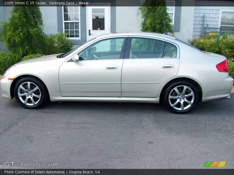 Serengeti Sand / Wheat 2005 Infiniti G 35 Sedan