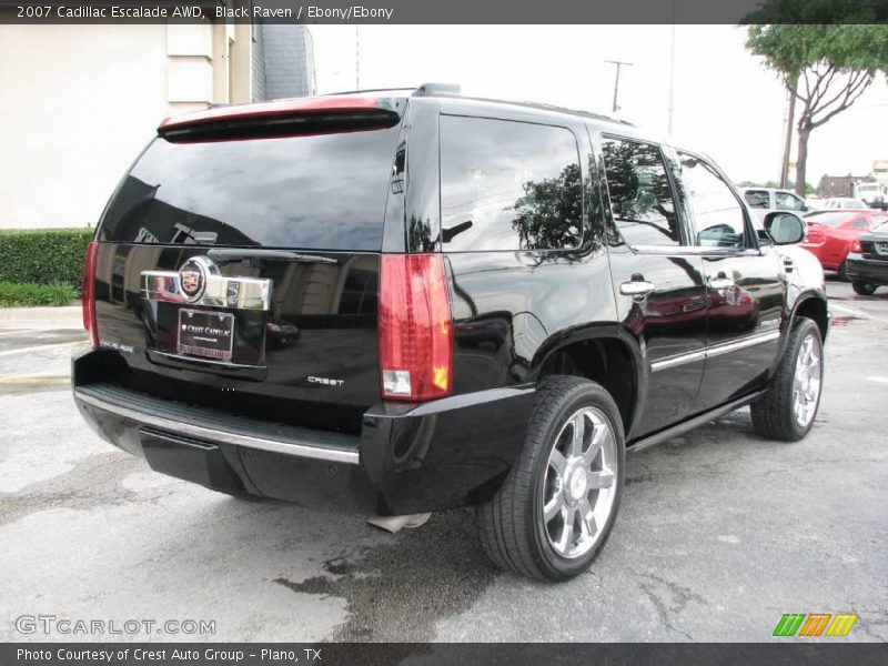 Black Raven / Ebony/Ebony 2007 Cadillac Escalade AWD