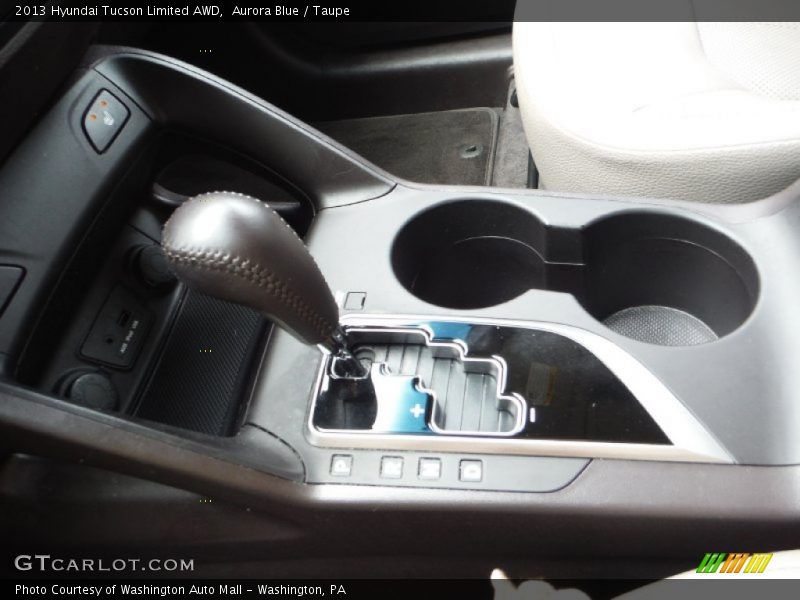 Aurora Blue / Taupe 2013 Hyundai Tucson Limited AWD