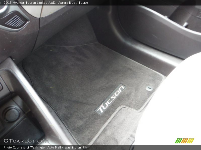 Aurora Blue / Taupe 2013 Hyundai Tucson Limited AWD