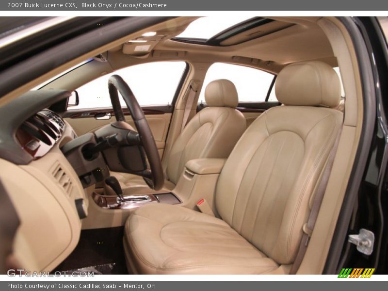 Black Onyx / Cocoa/Cashmere 2007 Buick Lucerne CXS