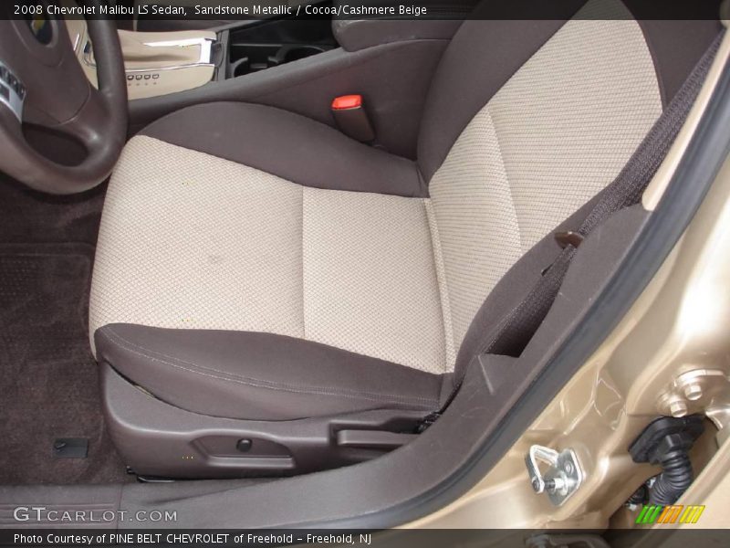 Sandstone Metallic / Cocoa/Cashmere Beige 2008 Chevrolet Malibu LS Sedan