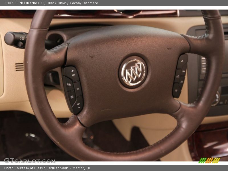 Black Onyx / Cocoa/Cashmere 2007 Buick Lucerne CXS