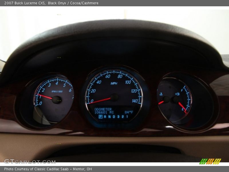Black Onyx / Cocoa/Cashmere 2007 Buick Lucerne CXS