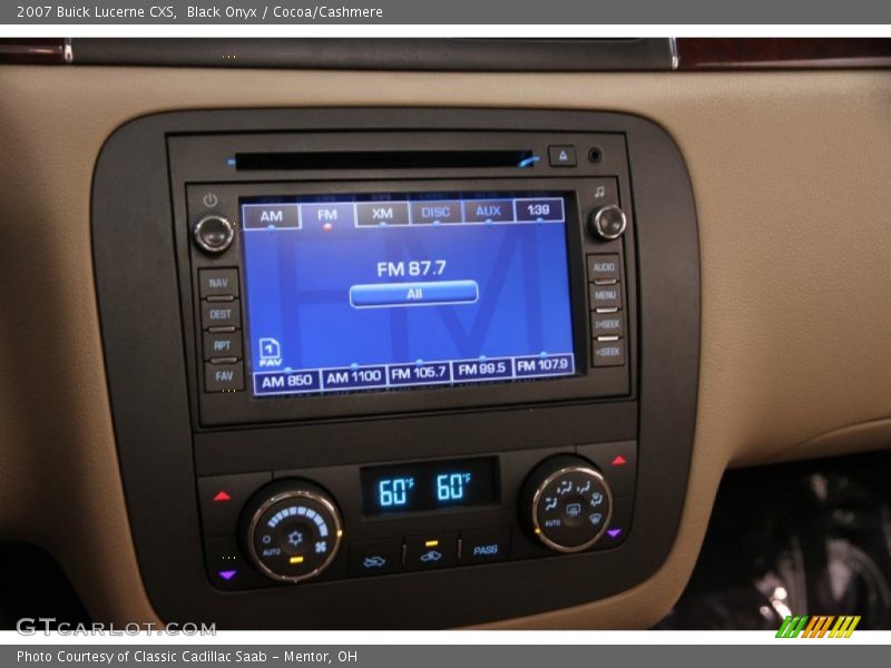 Black Onyx / Cocoa/Cashmere 2007 Buick Lucerne CXS