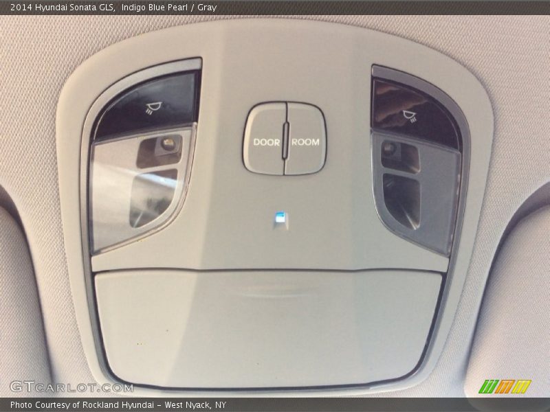 Indigo Blue Pearl / Gray 2014 Hyundai Sonata GLS