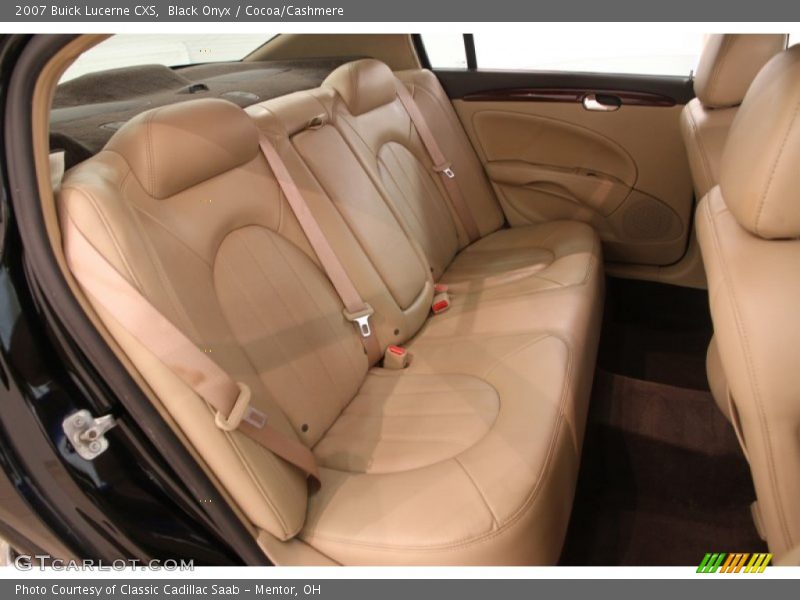 Black Onyx / Cocoa/Cashmere 2007 Buick Lucerne CXS