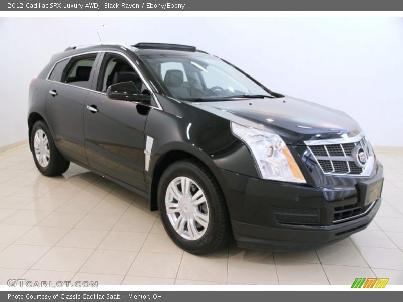 Black Raven / Ebony/Ebony 2012 Cadillac SRX Luxury AWD