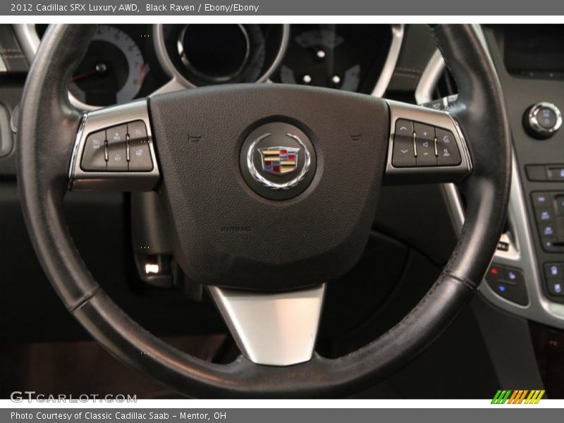 Black Raven / Ebony/Ebony 2012 Cadillac SRX Luxury AWD