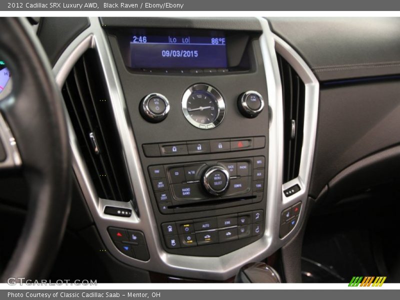 Black Raven / Ebony/Ebony 2012 Cadillac SRX Luxury AWD