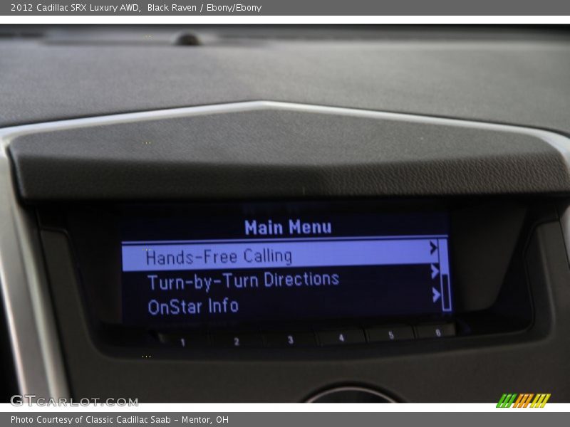 Black Raven / Ebony/Ebony 2012 Cadillac SRX Luxury AWD
