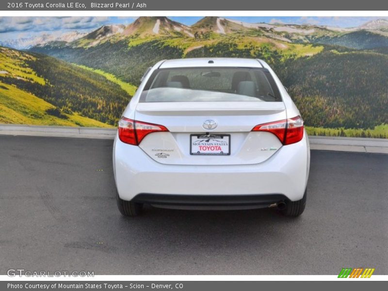 Blizzard Pearl / Ash 2016 Toyota Corolla LE Eco