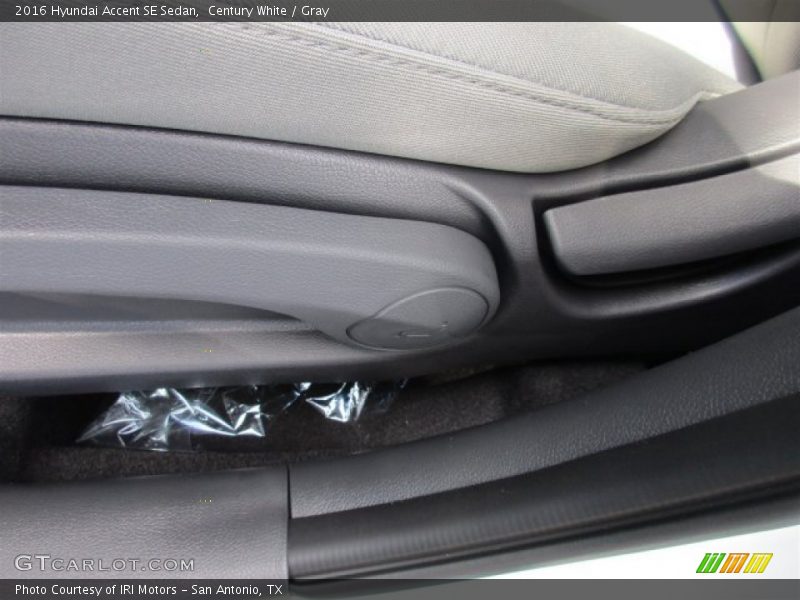 Century White / Gray 2016 Hyundai Accent SE Sedan