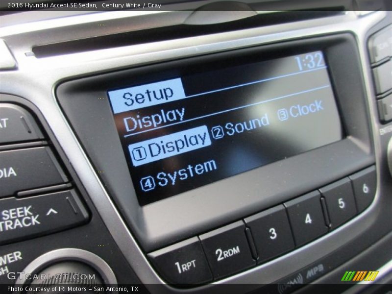 Century White / Gray 2016 Hyundai Accent SE Sedan