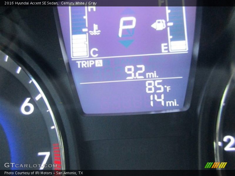 Century White / Gray 2016 Hyundai Accent SE Sedan