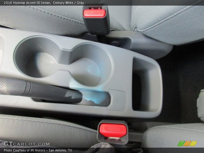Century White / Gray 2016 Hyundai Accent SE Sedan